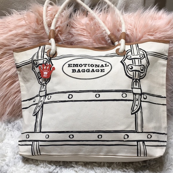 “Emotional Baggage” large tote bag - Picture 4 of 8